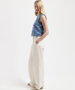 NOUS SOMMES LABELS | MIRA SL TOP - BLUE