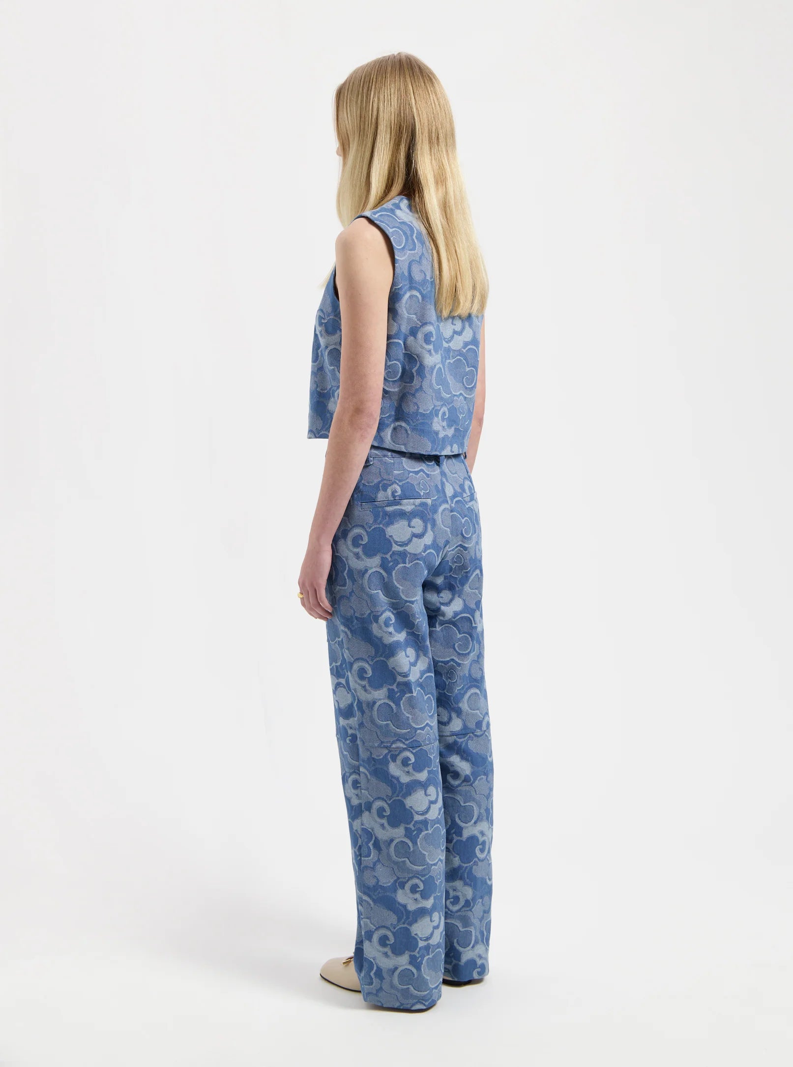NOUS SOMMES LABELS | MIRA SL TOP - BLUE