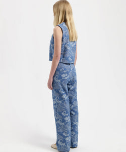 NOUS SOMMES LABELS | MIRA SL TOP - BLUE