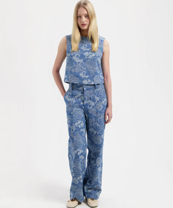 NOUS SOMMES LABELS | MIRA SL TOP - BLUE