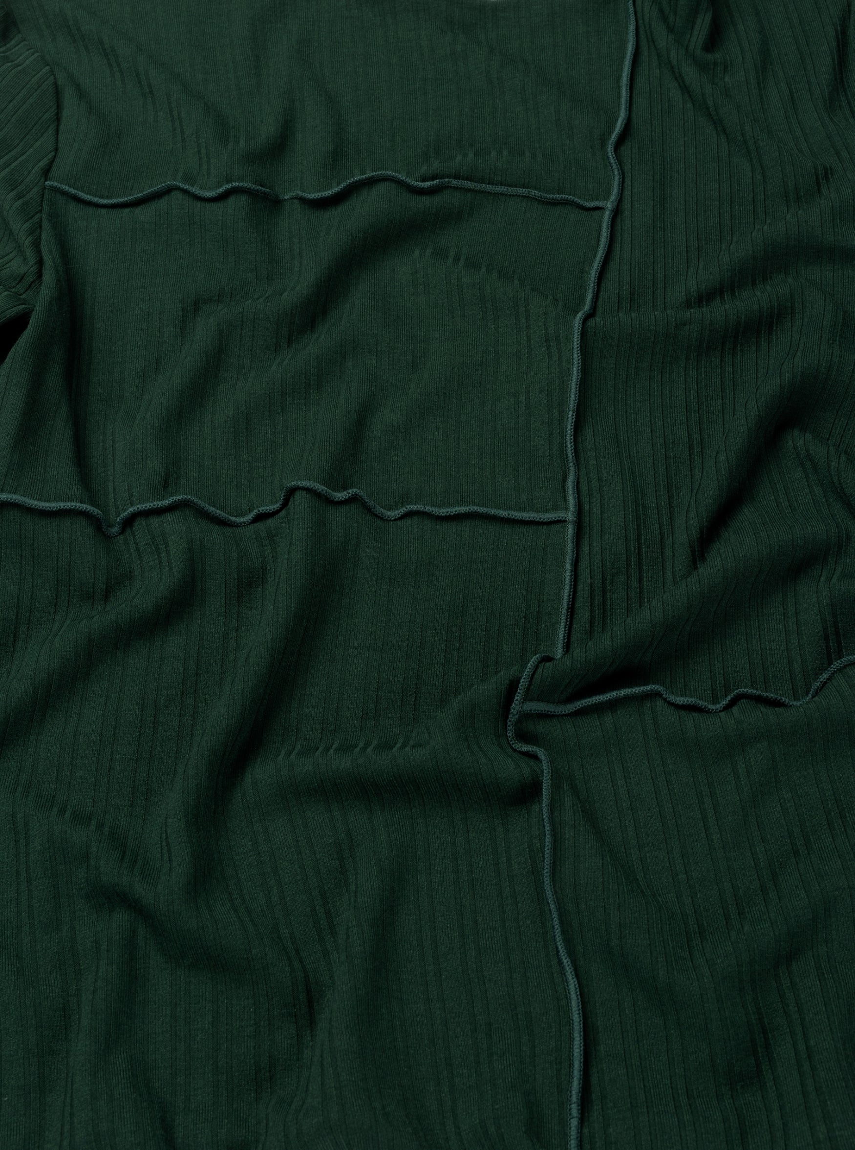 SHANNIE LS TOP - DARK GREEN