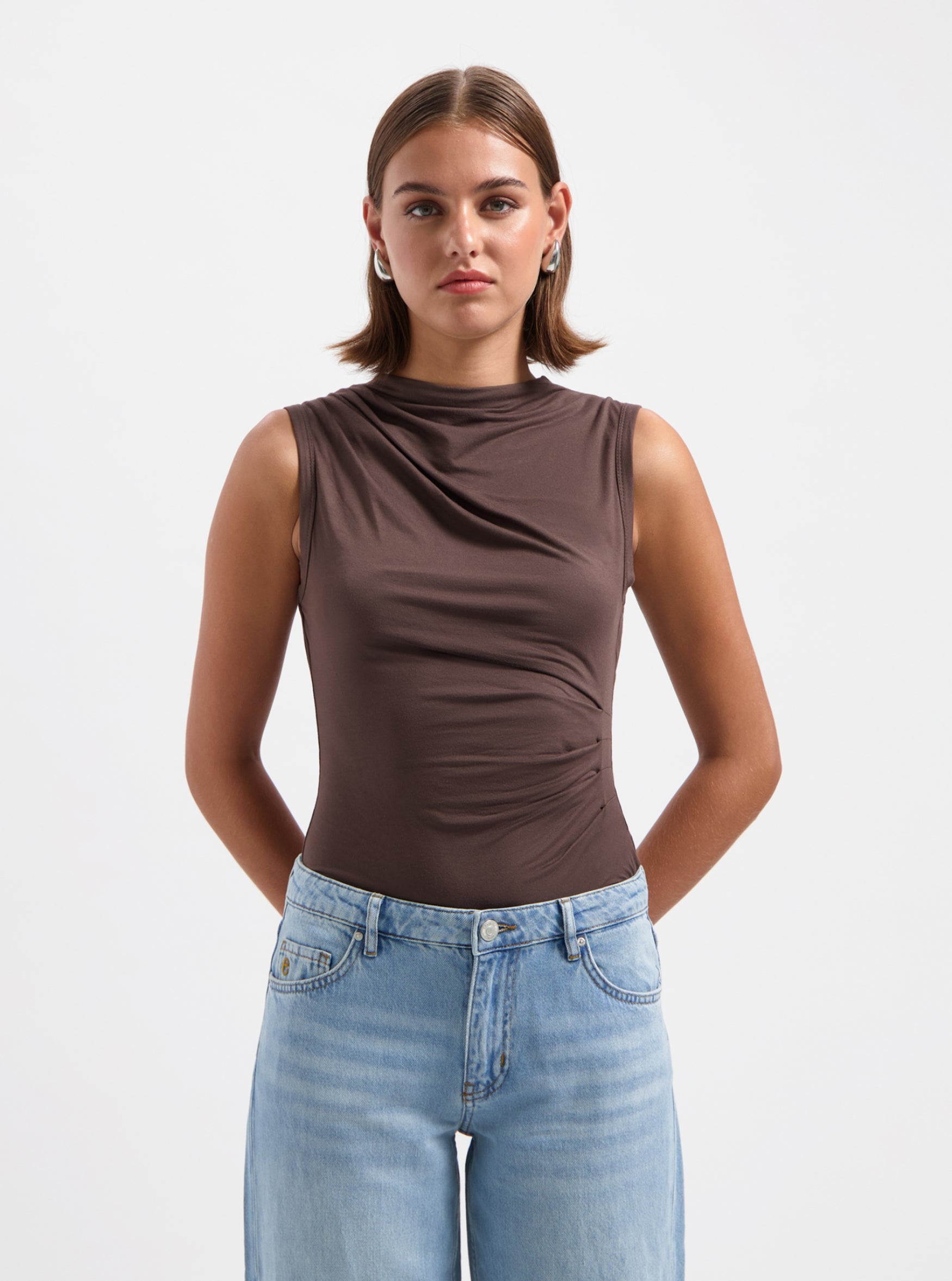 NOUS SOMMES LABELS | EDIE TOP - BROWN