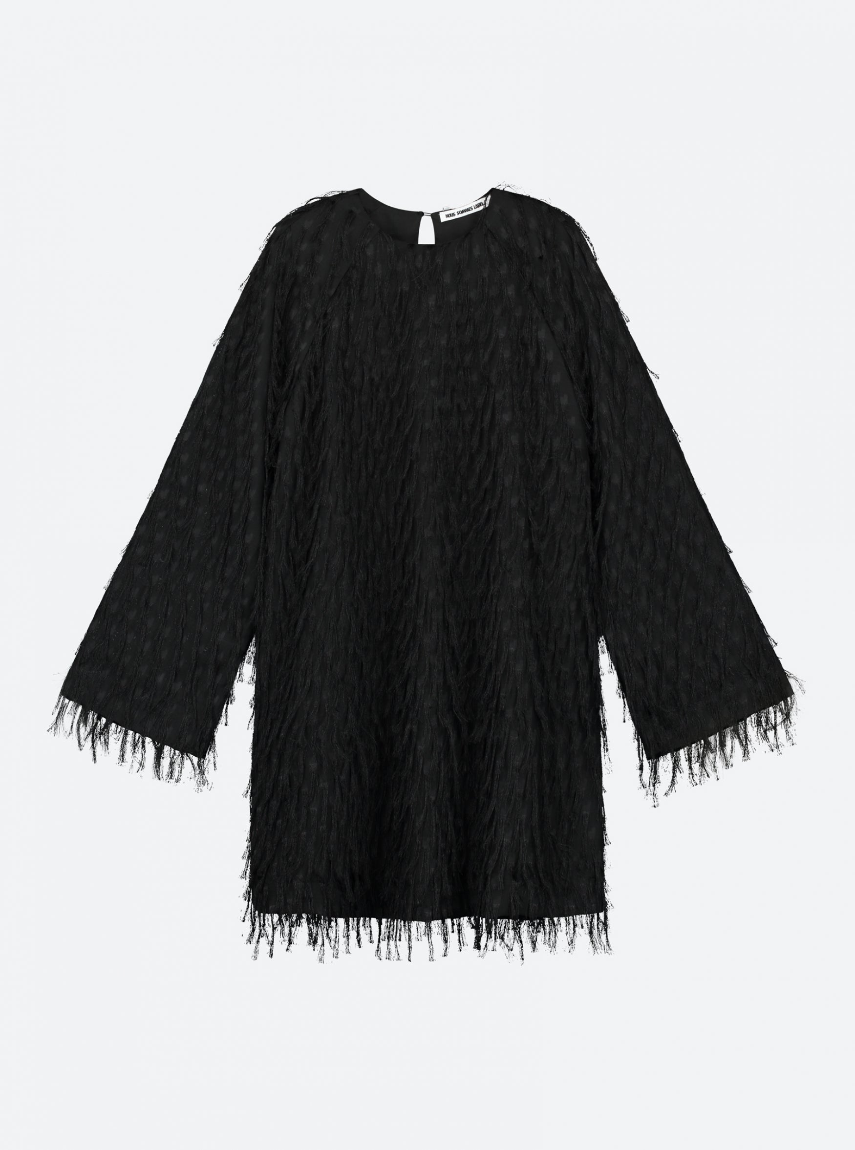 NOUS SOMMES LABELS | ELLIE FRINGE DRESS - BLACK