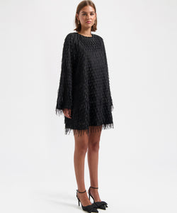 NOUS SOMMES LABELS | ELLIE FRINGE DRESS - BLACK