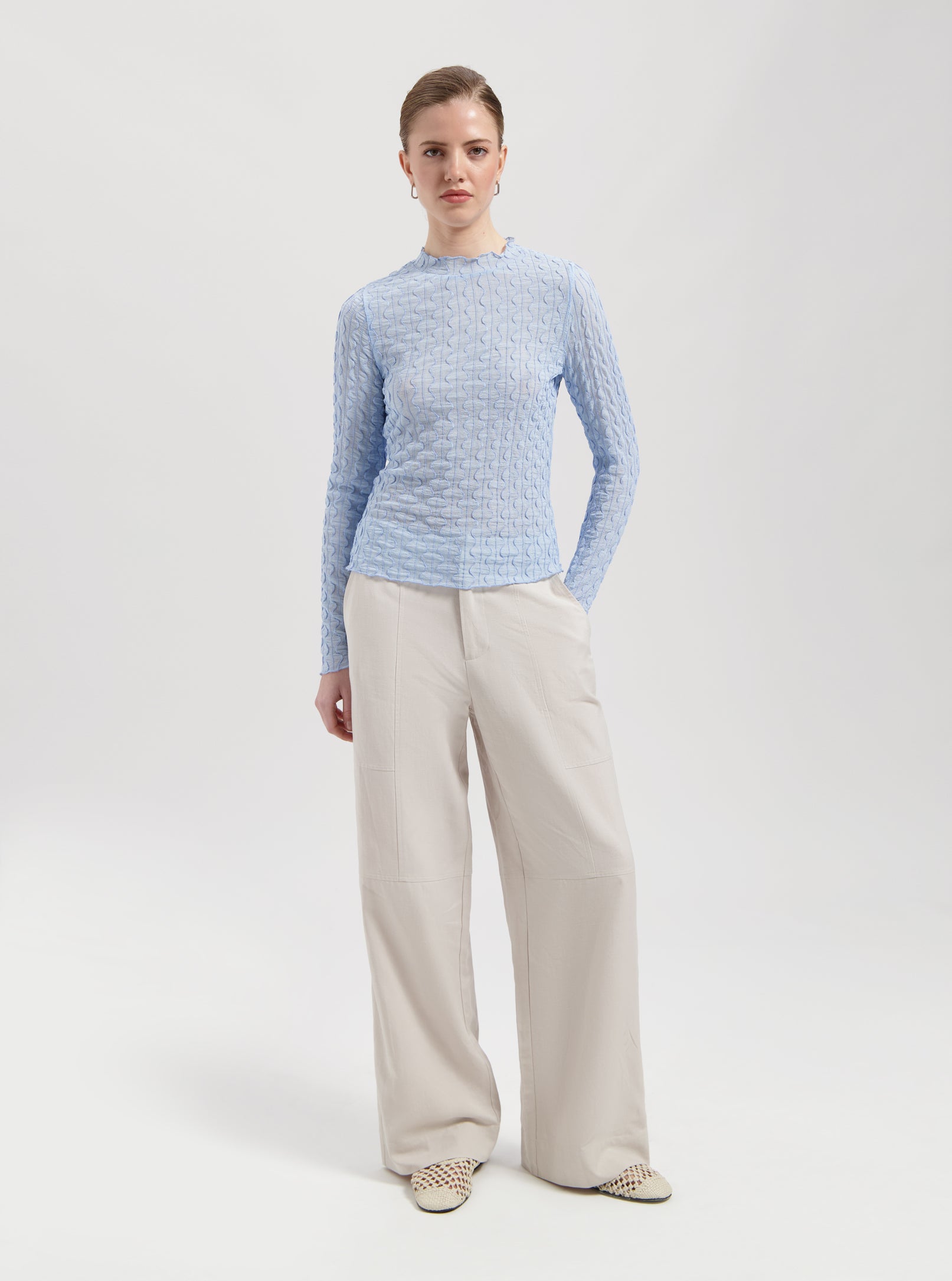 NOUS SOMMES LABELS | ZELLIE TOP - LIGHT BLUE