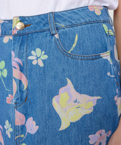 NUMPH | BILLY SKIRT - LIGHT BLUE DENIM