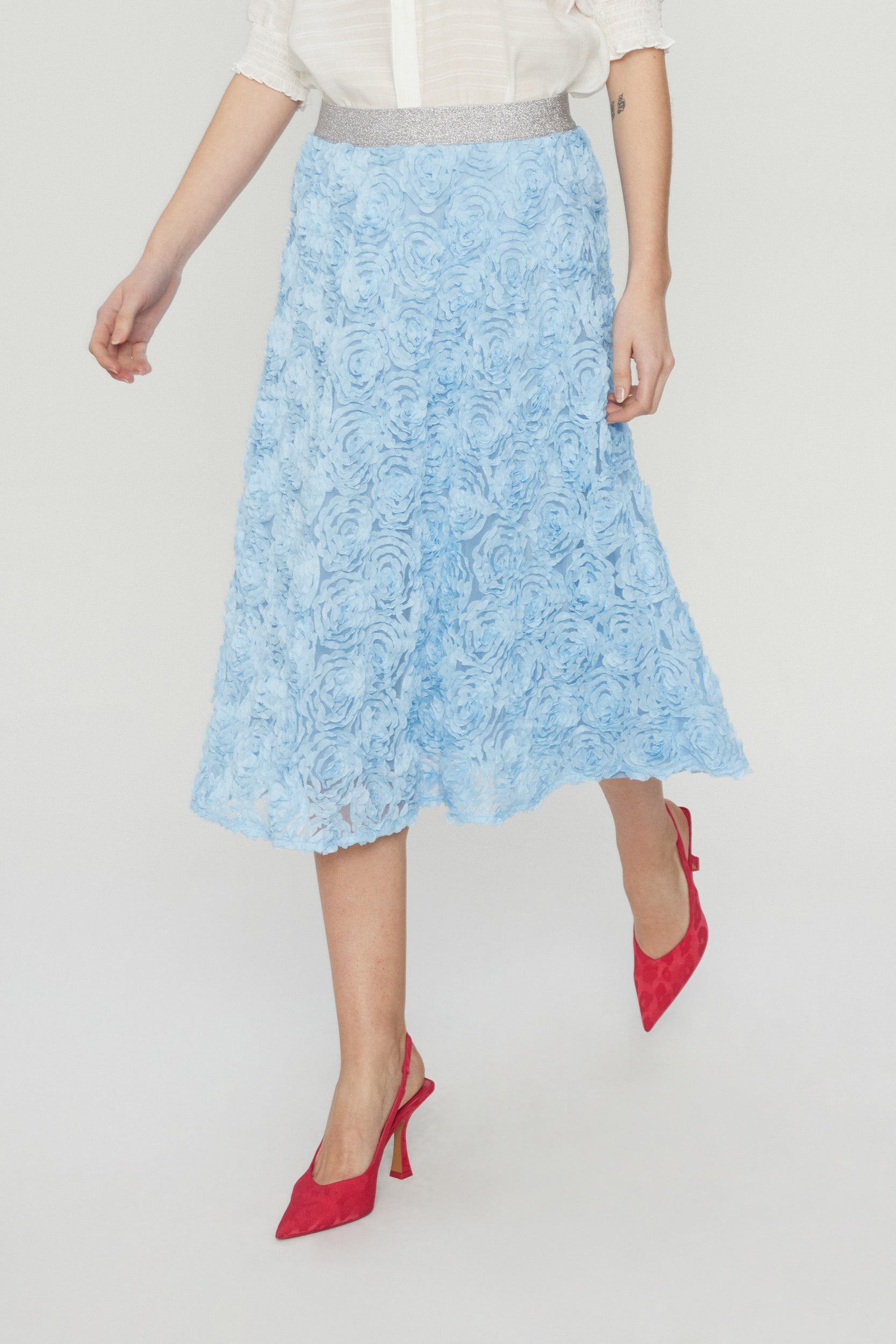 NUMPH | DOROTHEA SKIRT - CLEAR SKY