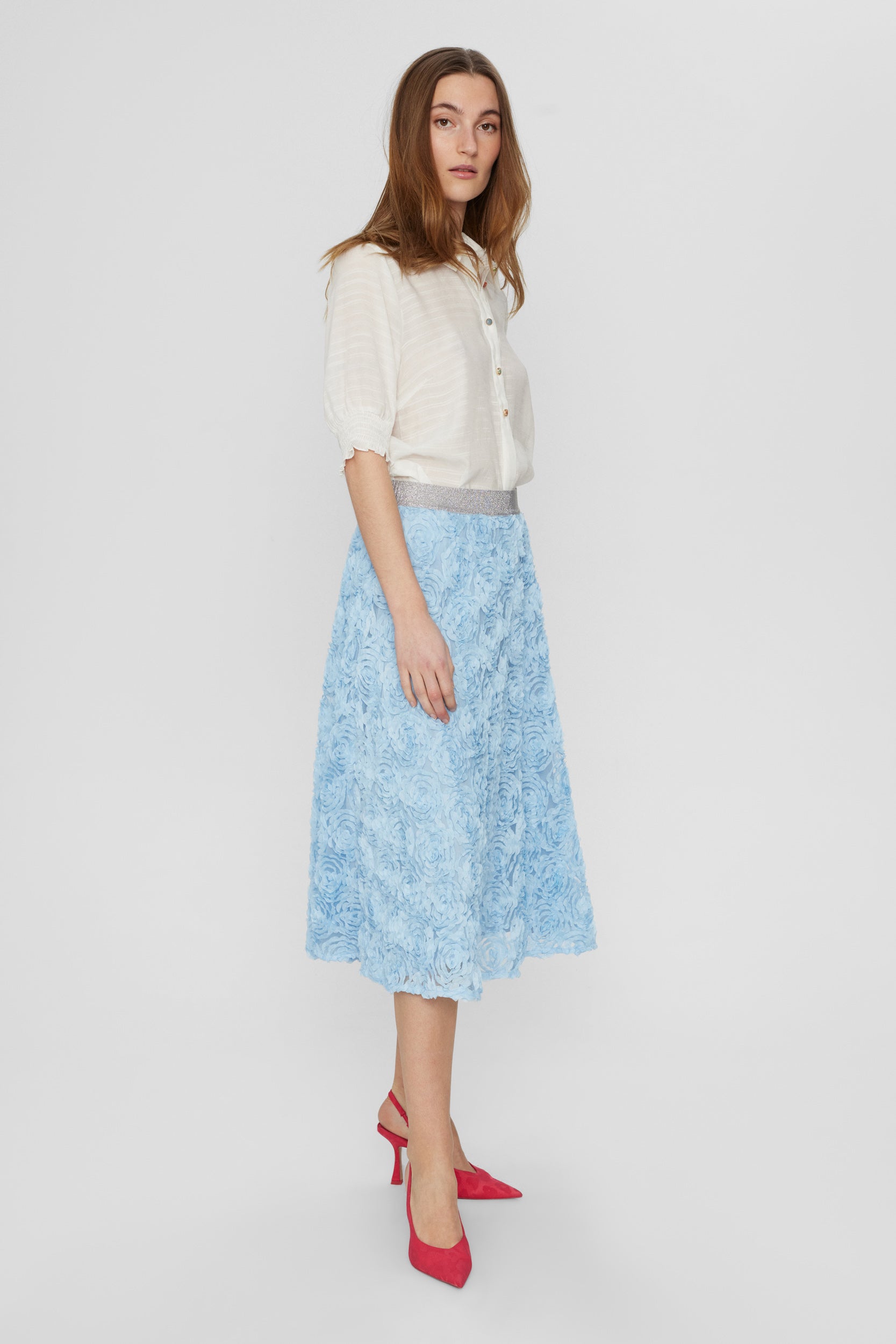 NUMPH | DOROTHEA SKIRT - CLEAR SKY