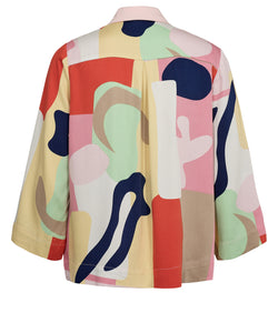 NÜMPH | ULRIKA SS SHIRT - FLAMINGO PINK