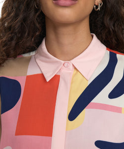 NÜMPH | ULRIKA SS SHIRT - FLAMINGO PINK