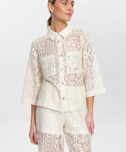 NÜMPH | WICKI SHIRT - CLOUD DANCER