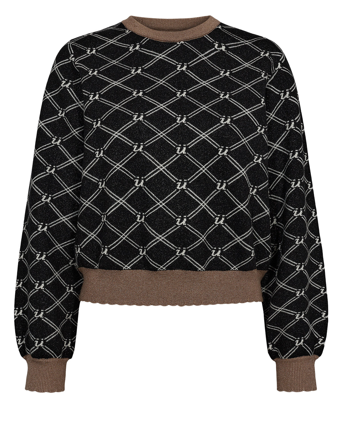 NUMPH | BIR PULLOVER - CAVIAR