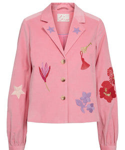 NÜMPH | JOANNA BLAZER WITH EMBELLISHMENT - PEONY