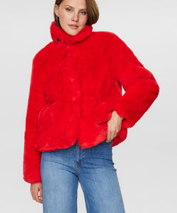 NUMPH | WINDA JACKET - HIGH RISK RED