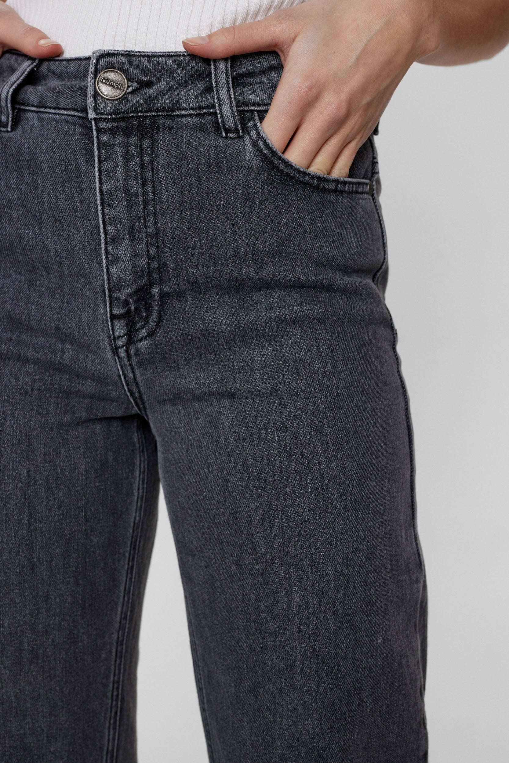 NUMPH | TORONTO JEANS - DARK GREY DENIM