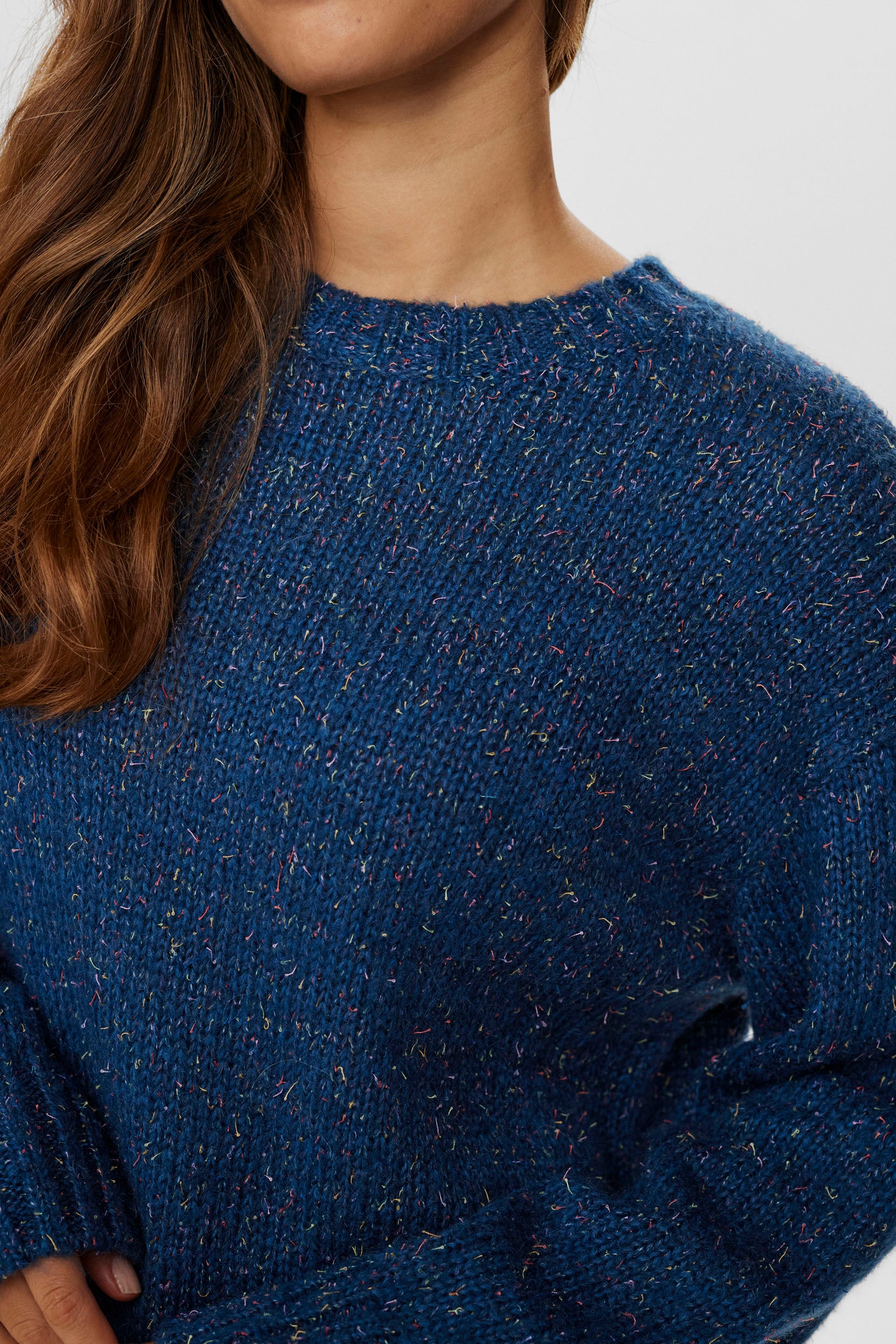 NÜMPH | NIPPA PULLOVER - DRESS BLUES