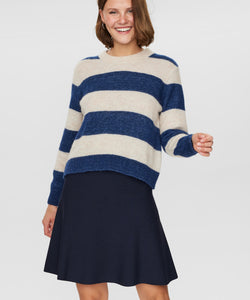 NUMPH | RIETTE PULLOVER - DRESS BLUES