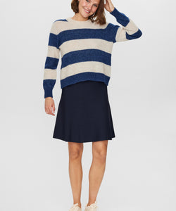 NUMPH | RIETTE PULLOVER - DRESS BLUES