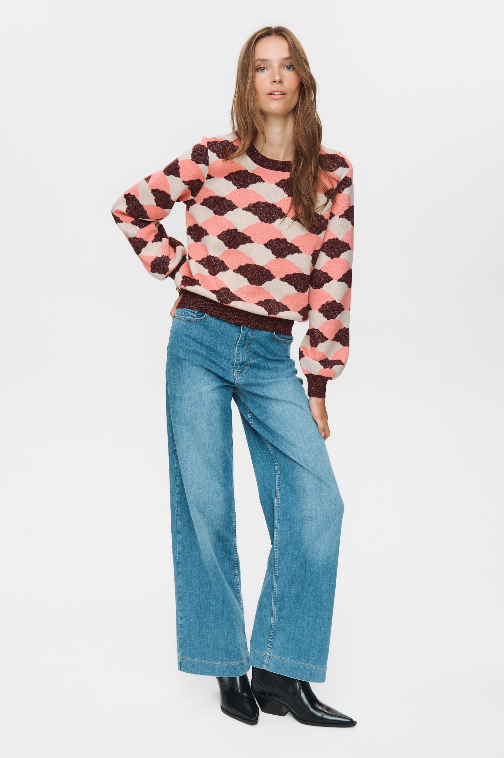 NÜMPH | LILA PULLOVER - PINK LEMONADE