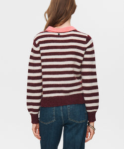 NÜMPH | CIARA RIETTE STRIPE PULLOVER - WINETASTING