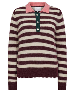 NÜMPH | CIARA RIETTE STRIPE PULLOVER - WINETASTING