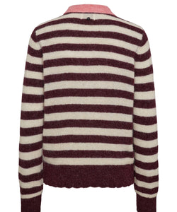 NÜMPH | CIARA RIETTE STRIPE PULLOVER - WINETASTING