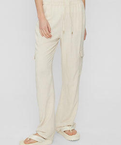 NUMPH | SUSSI PANTS - SESAME MELANGE