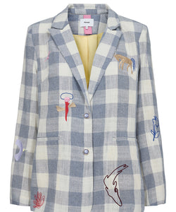NÜMPH | HONOR BLAZER - CERULEAN