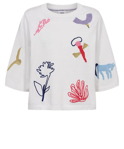 NÜMPH | DEBORAH PULLOVER - BRIGHT WHITE