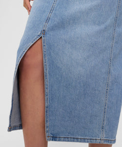 NUMPH | TORONTO SKIRT - MEDIUM BLUE DENIM