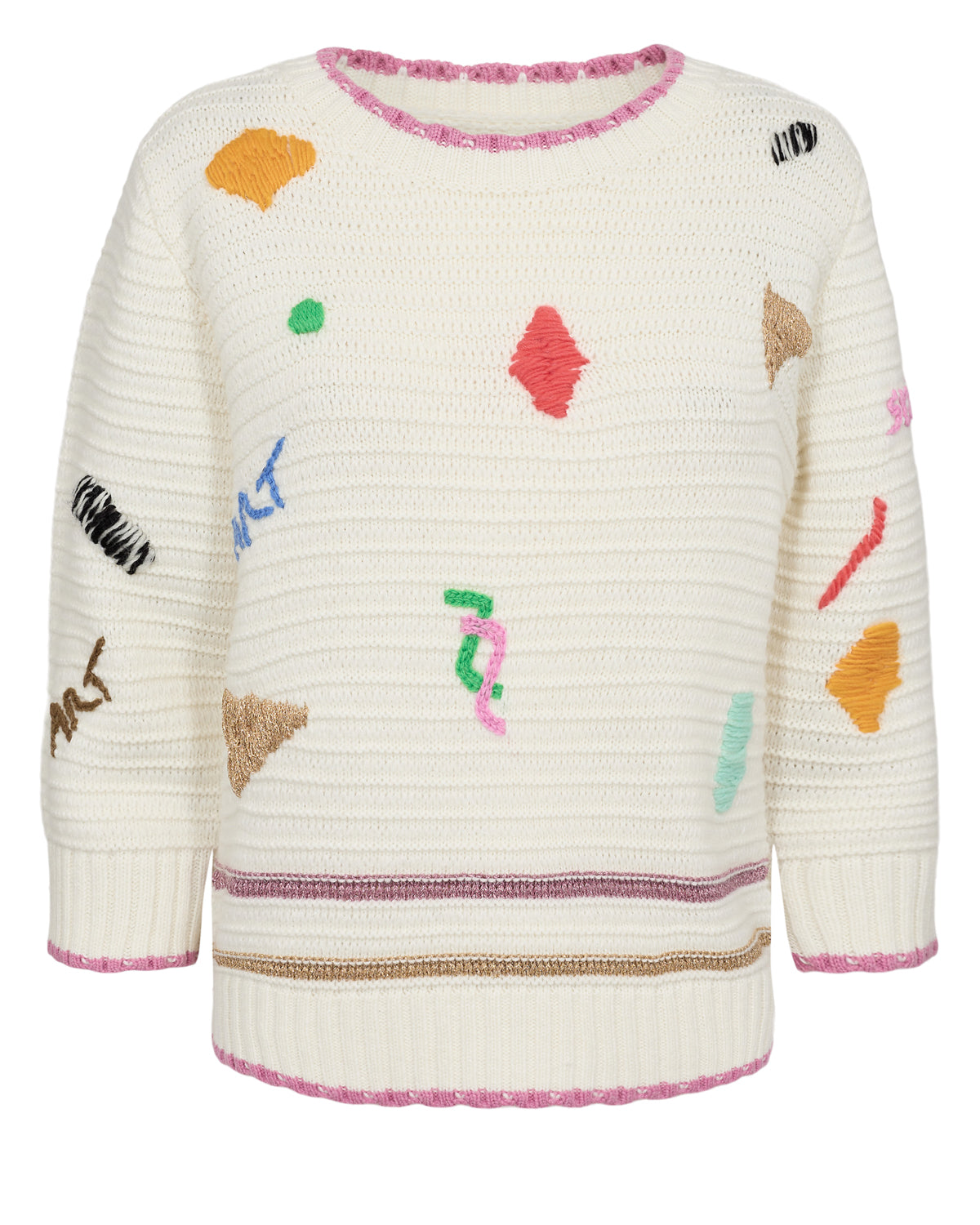 NUMPH | ARTSY PULLOVER - SEASHELL MELANGE