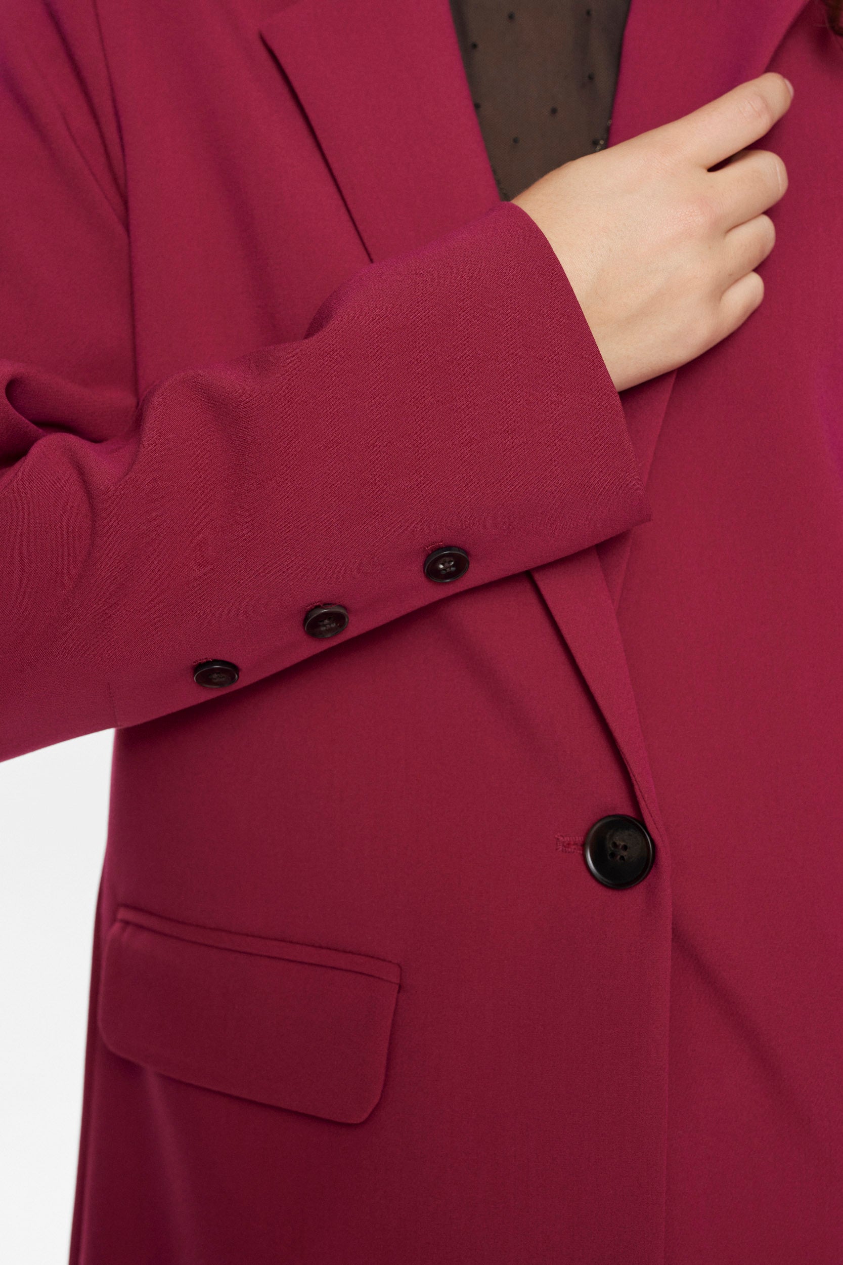 NÜMPH | RONJA BLAZER - BEET RED