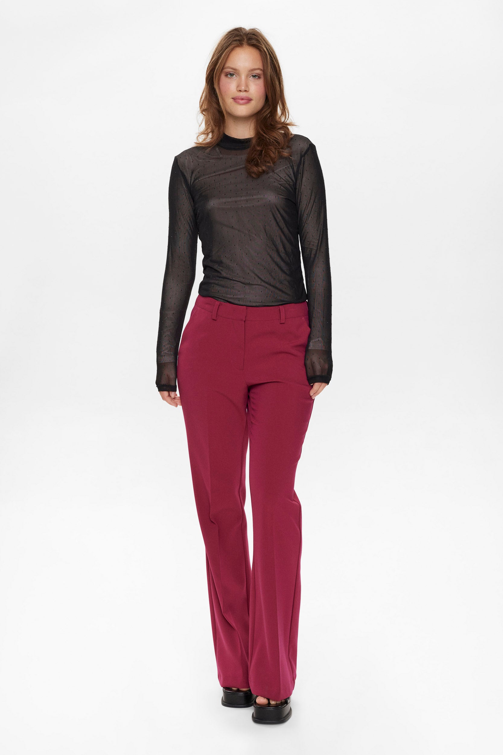 NÜMPH | RONJA KENDALL PANTS - BEET RED