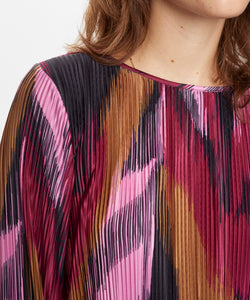 NÜMPH | LEAVY BLOUSE - BEET RED