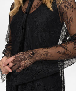 NÜMPH | SANSA SHIRT - CAVIAR