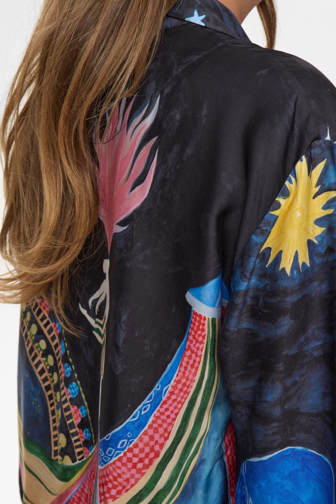 NÜMPH | STARLA SHIRT - OBSIDIAN