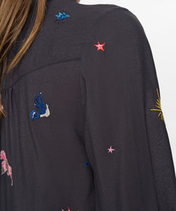 NÜMPH | TEKNA SHIRT - OBSIDIAN