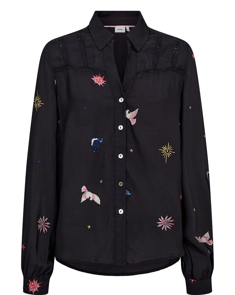 NÜMPH | TEKNA SHIRT - OBSIDIAN