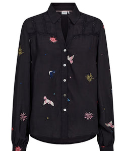 NÜMPH | TEKNA SHIRT - OBSIDIAN