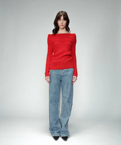 GRACE & MILA | ORANGER PULLOVER - RED