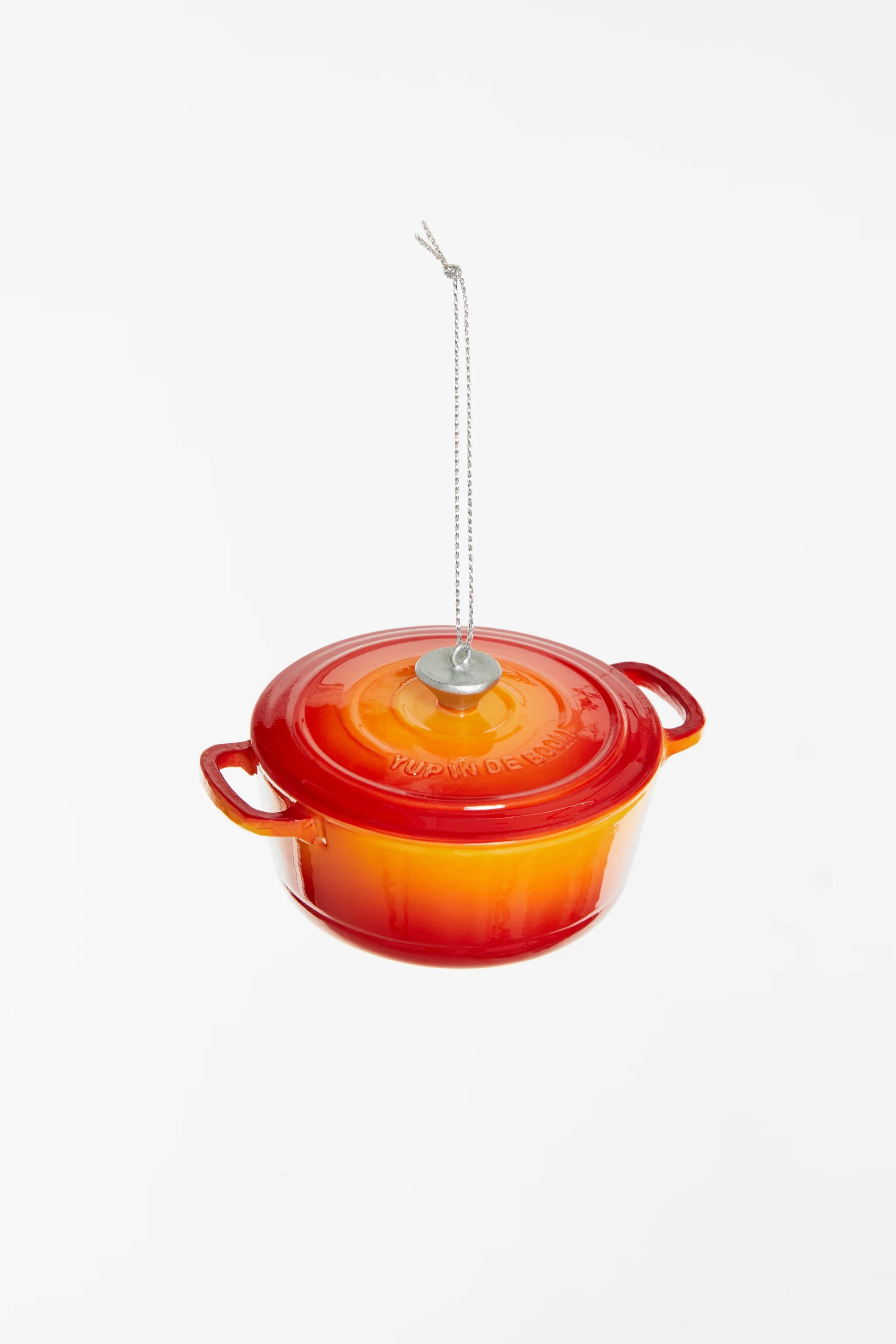 YUP IN DE BOOM | KERSTORNAMENT - LE CREUSET PAN ORANJE
