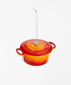 YUP IN DE BOOM | KERSTORNAMENT - LE CREUSET PAN ORANJE