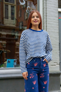 SAMMIE STRIPED SHIRT - BLUE