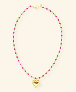 MABLE | KETTING - GREEN FUCHSIA