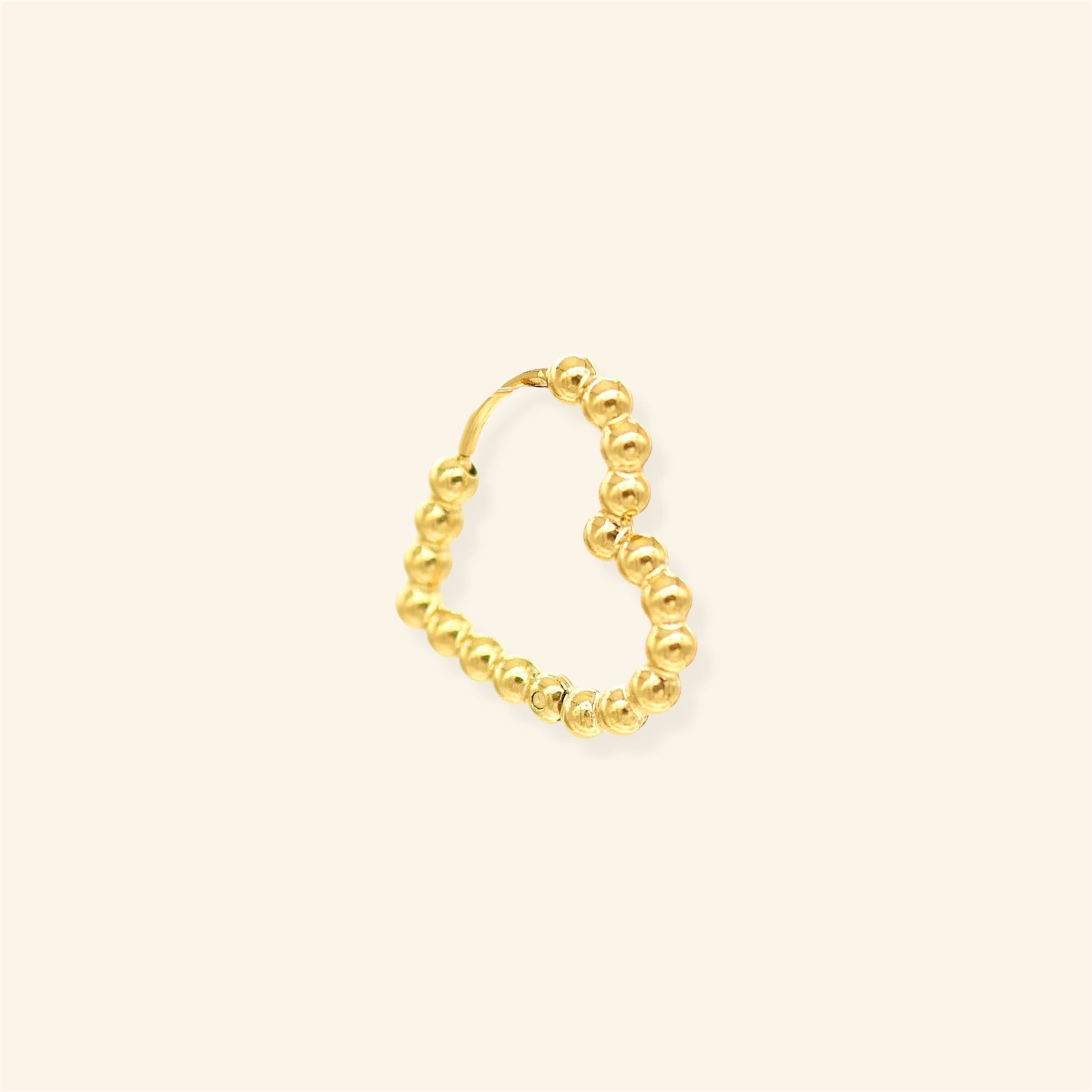 MABLE | EARRING - BUBBLY HEART GOLD