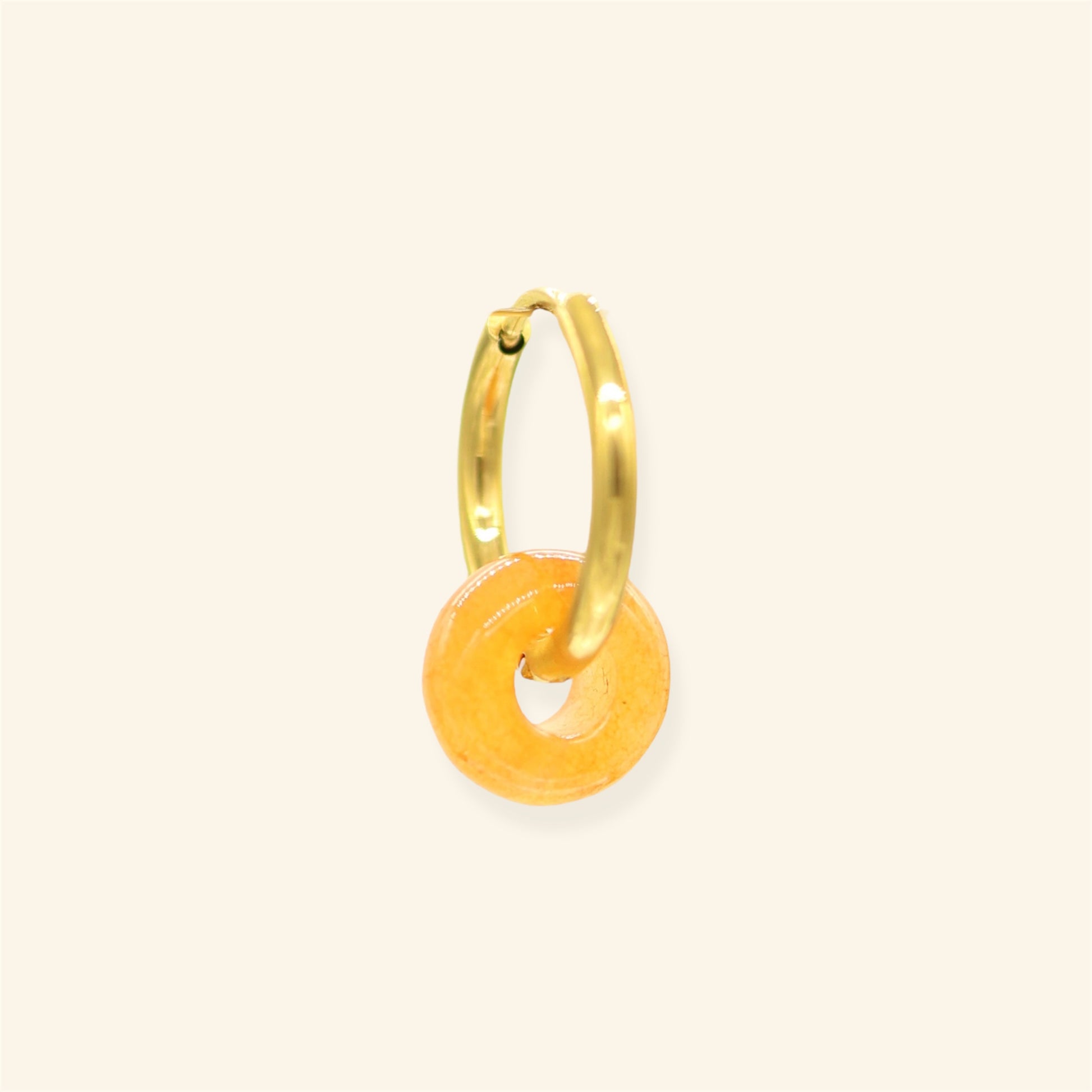 MABLE | EARRING - DONUT ORANGE