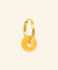 MABLE | EARRING - DONUT ORANGE