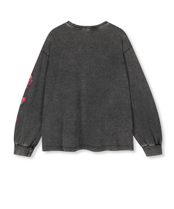 REFINED DEPARTMENT | JODY KNITTED LONGSLEEVE SHIRT - ANTRACITE