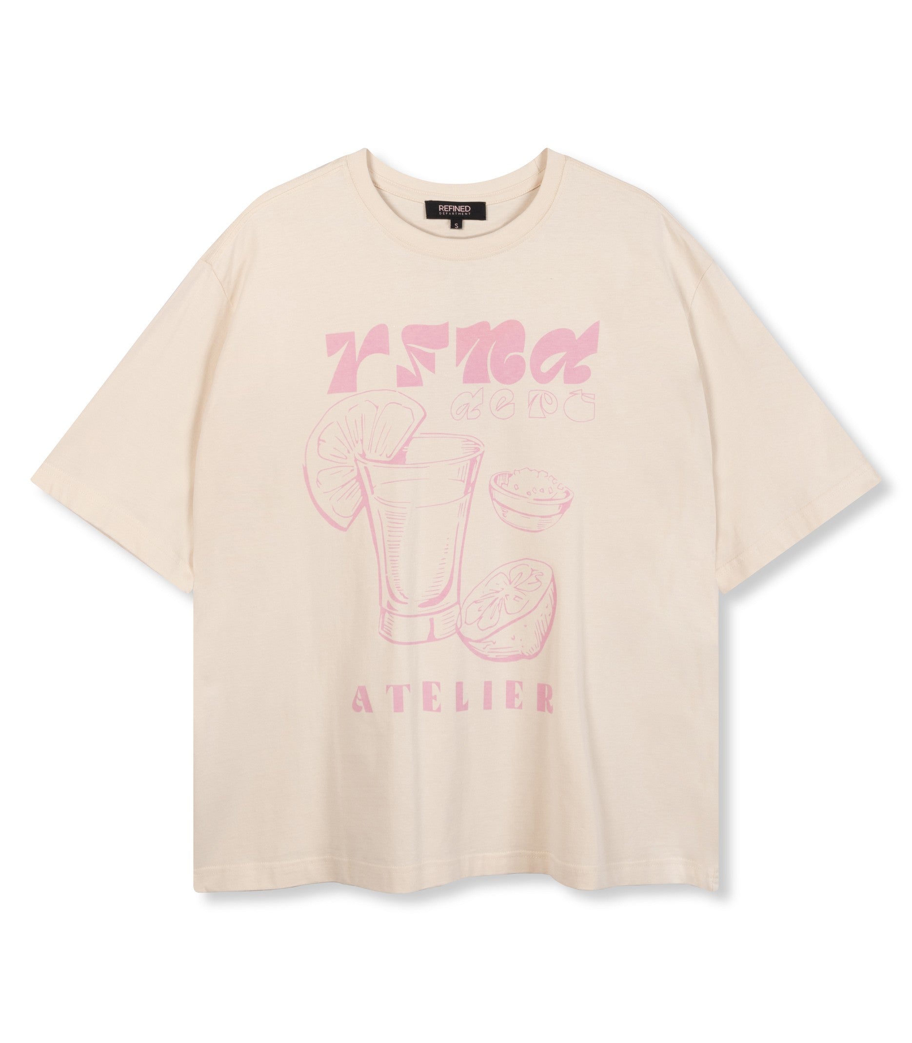 REFINED DEPARTMENT | MAGGY T-SHIRT - VINTAGE WHITE