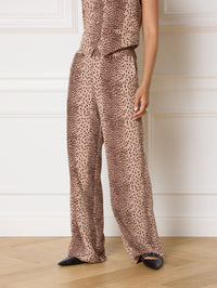 REFINED DEPARTMENT | PUCK PANTS - LEOPARD